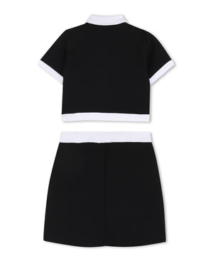 
  
    Karl
  
    Lagerfeld
  
    Kids
  
 Girls Black Top & Skirt Set