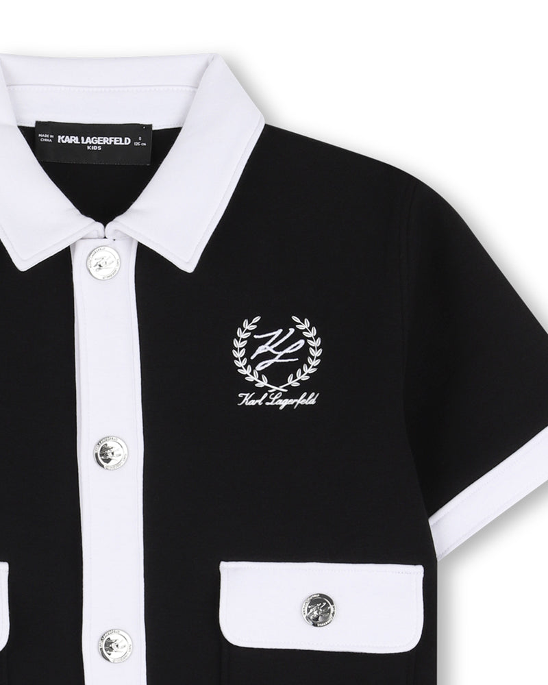 
  
    Karl
  
    Lagerfeld
  
    Kids
  
 Girls Black Top & Skirt Set