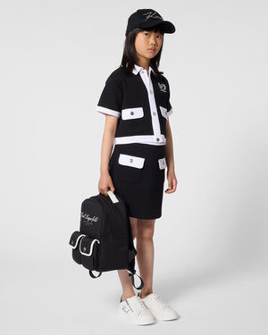 
  
    Karl
  
    Lagerfeld
  
    Kids
  
 Girls Black Cotton Skirt