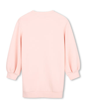 
  
    Karl
  
    Lagerfeld
  
    Kids
  
 Girls Pink Logo Sweater Dress