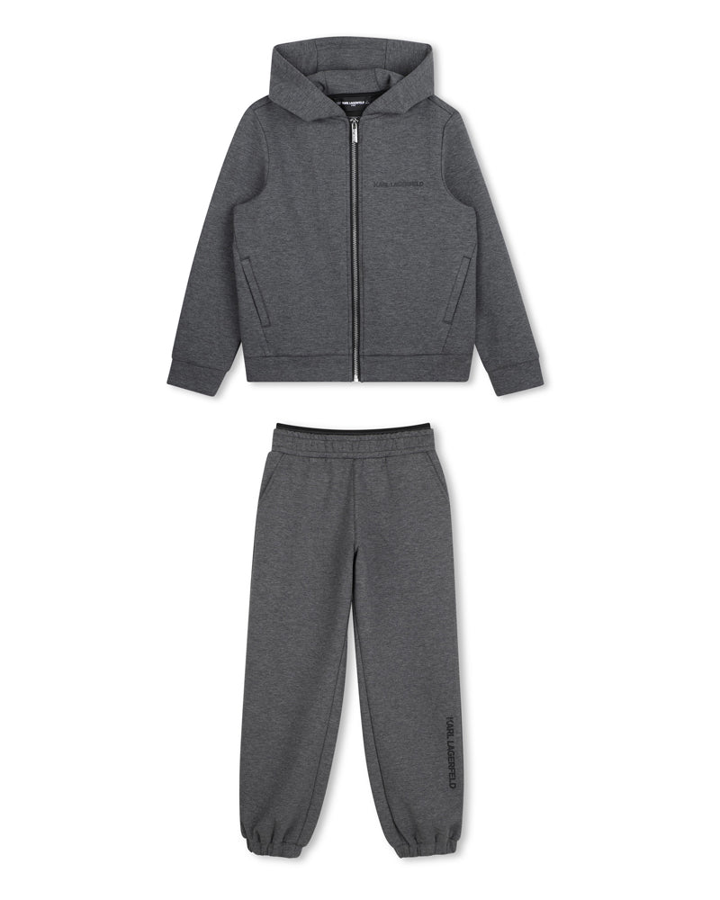 
  
    Karl
  
    Lagerfeld
  
    Kids
  
 Boys Grey Logo Zip Tracksuit