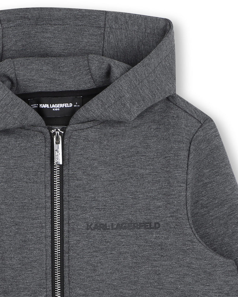
  
    Karl
  
    Lagerfeld
  
    Kids
  
 Boys Grey Logo Zip Tracksuit