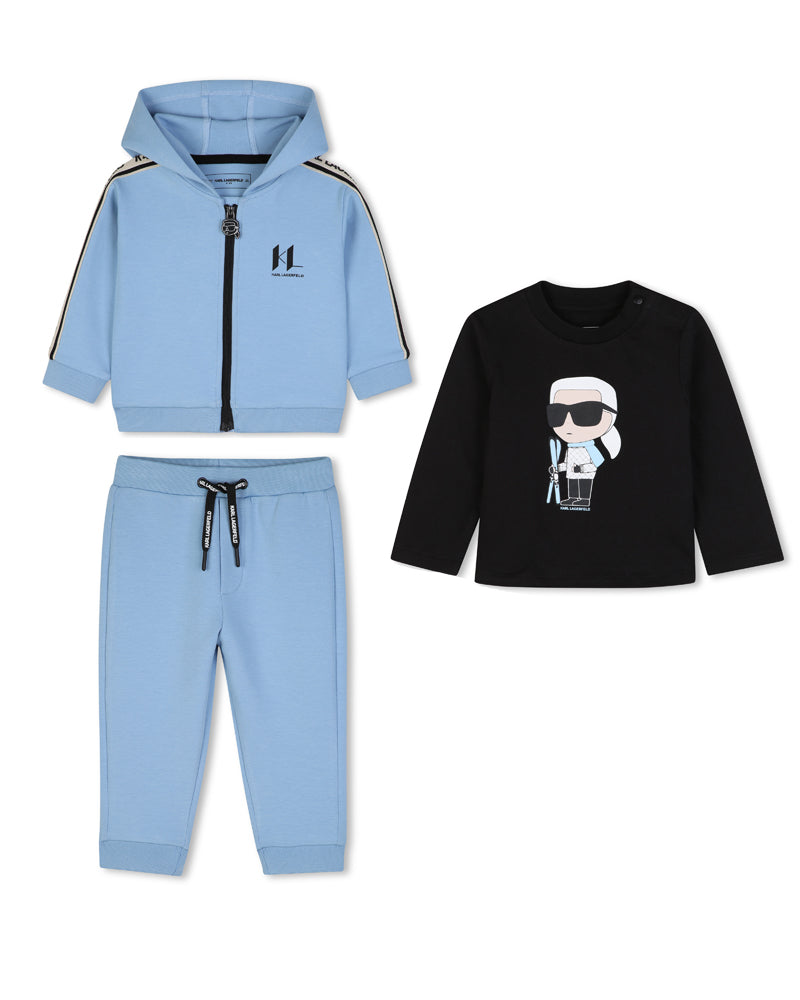 
  
    Karl
  
    Lagerfeld
  
    Kids
  
 Baby Boys Blue Tracksuit Set