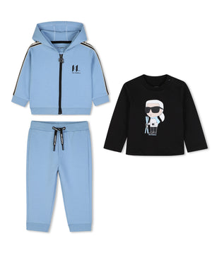 
  
    Karl
  
    Lagerfeld
  
    Kids
  
 Baby Boys Blue Tracksuit Set