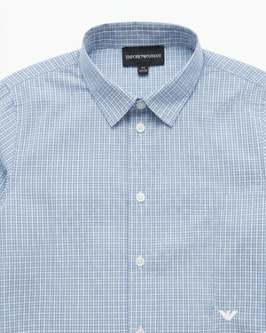 
  
    Emporio
  
    Armani
  
 Boys Blue Patterned Shirt