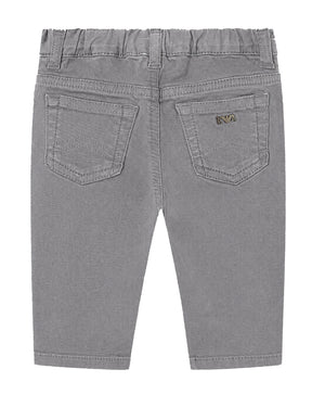 
  
    Emporio
  
    Armani
  
 Baby Boys Grey 5 Pocket Pant