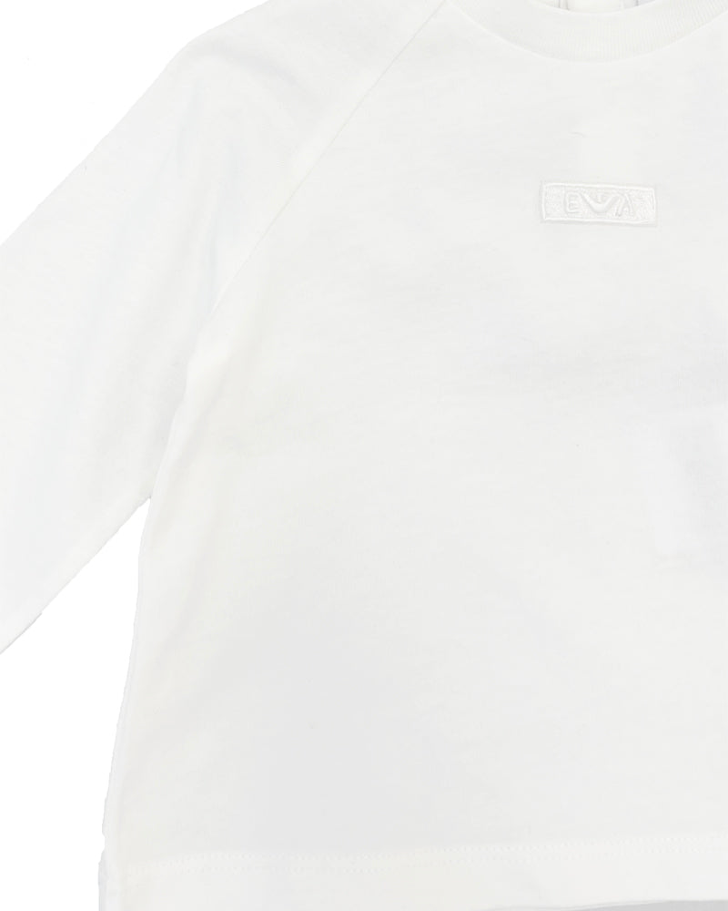 Baby Boys White Logo Top