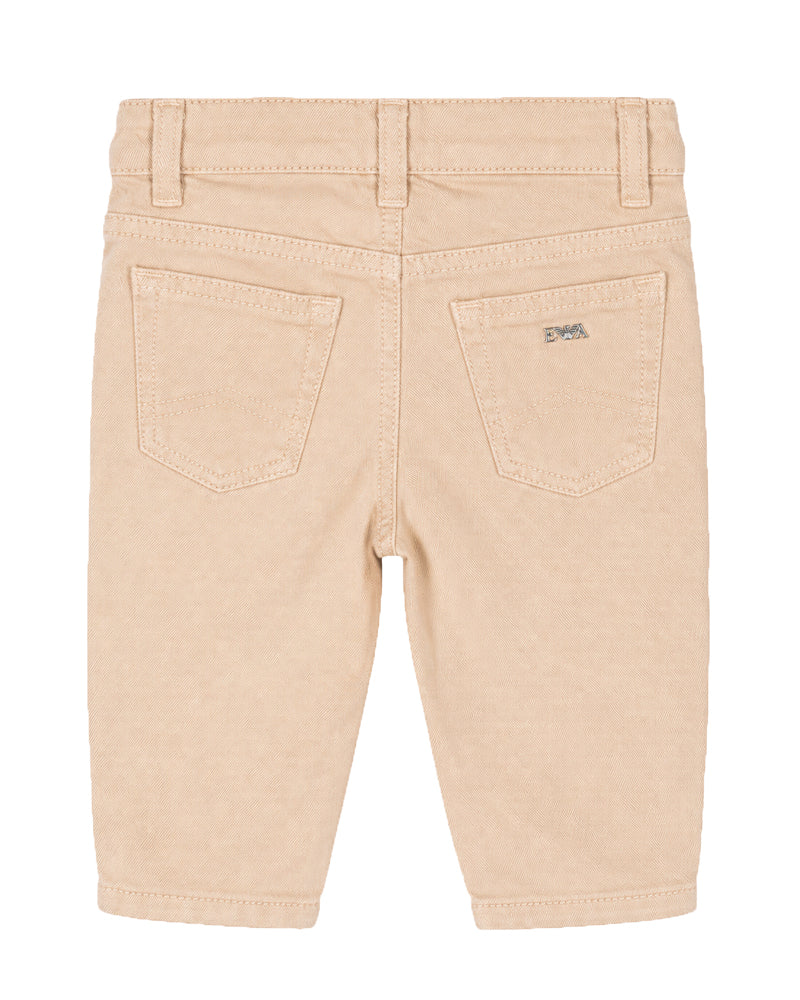 
  
    Emporio
  
    Armani
  
 Baby Boys Beige 5 Pocket Pants
