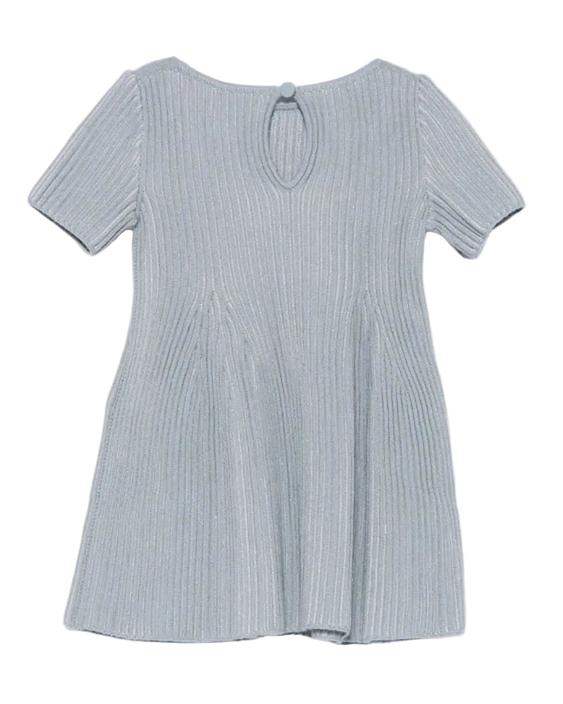 
  
    Emporio
  
    Armani
  
 Baby Girls Blue Ribbed Knit Dress