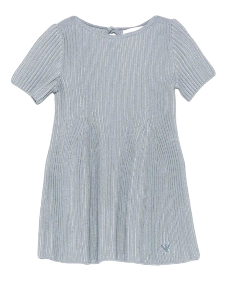 
  
    Emporio
  
    Armani
  
 Baby Girls Blue Ribbed Knit Dress