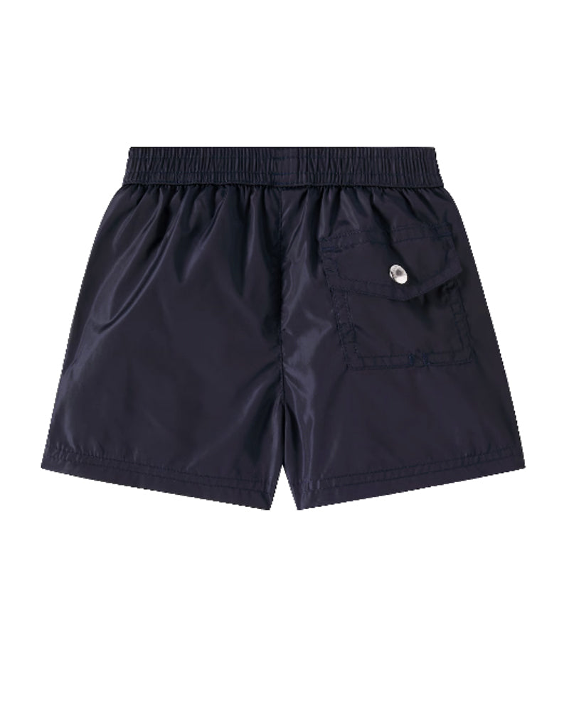Baby Boys Navy Logo Swim Shorts