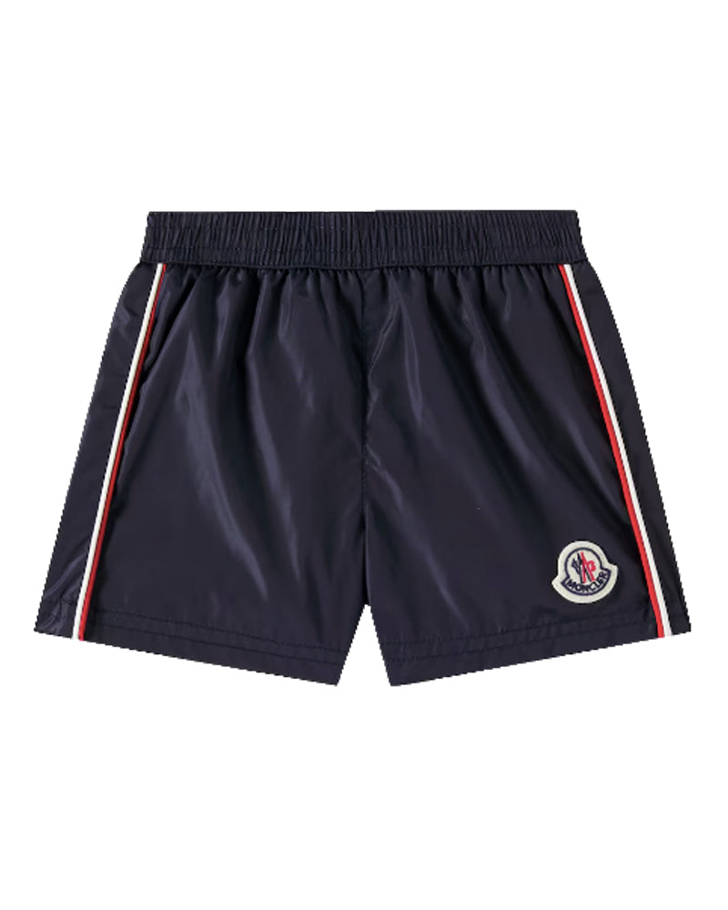 Baby Boys Navy Logo Swim Shorts