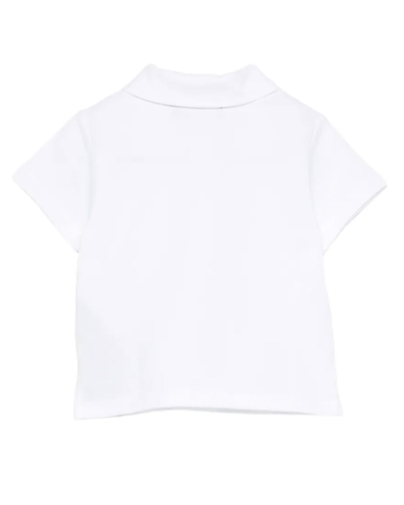 
  
    Balmain
  
 Baby Boys White Logo Polo