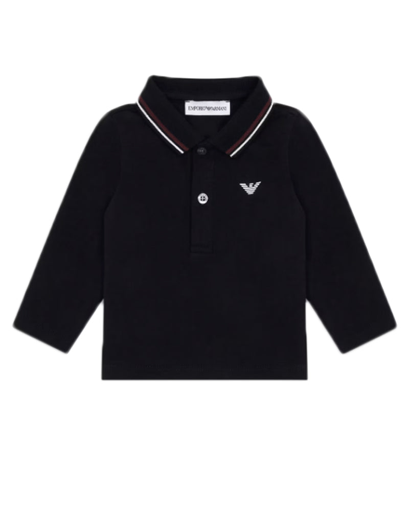 Baby Boys Navy Cotton Polo