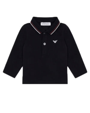 
  
    Emporio
  
    Armani
  
 Baby Boys Navy Cotton Polo