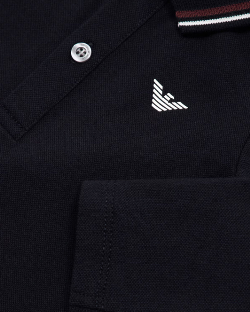 Baby Boys Navy Cotton Polo