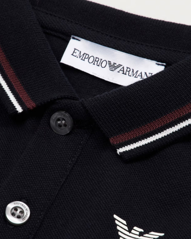 Baby Boys Navy Cotton Polo