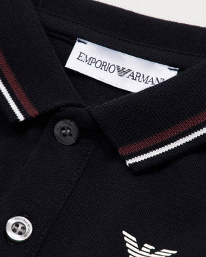 
  
    Emporio
  
    Armani
  
 Baby Boys Navy Cotton Polo