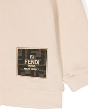 
  
    Fendi
  
 Baby Beige FF Pocket Tracksuit