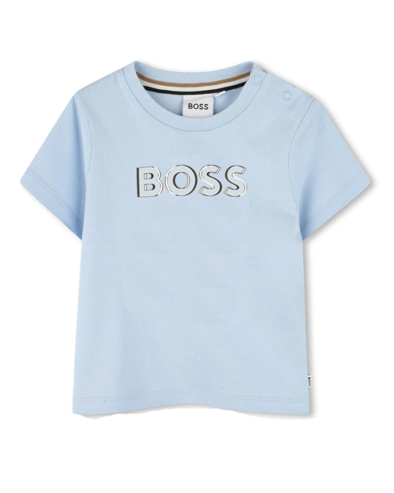 Baby Boys Blue Logo T-Shirt