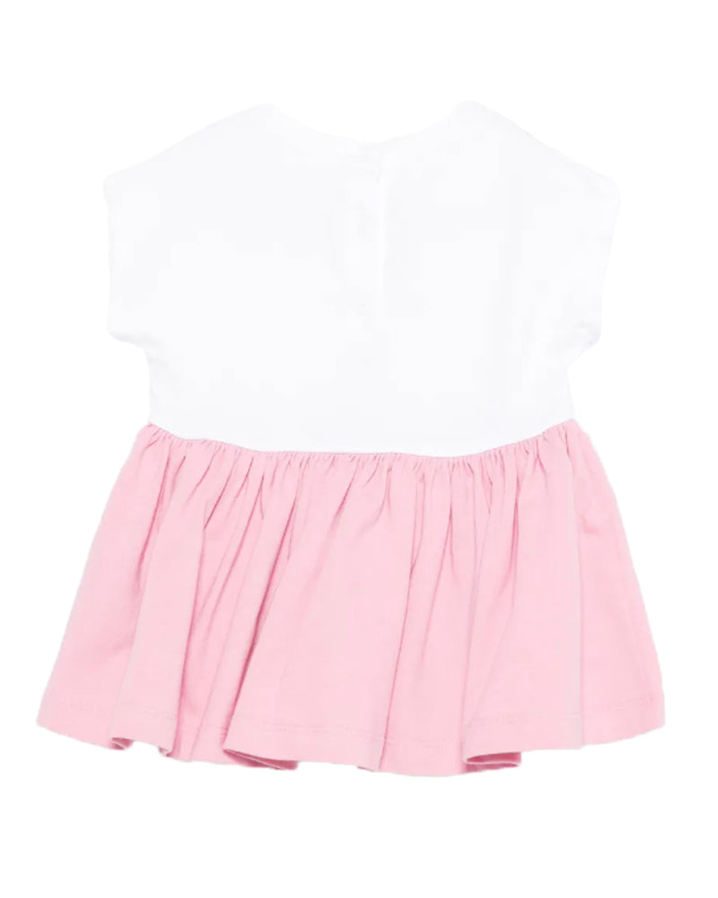 
  
    Balmain
  
 Baby Girls White/Pink Dress