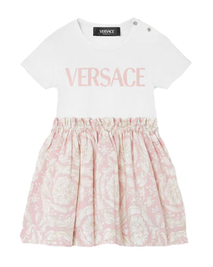 
  
    Versace
  
 Baby Pink Barocco Dress