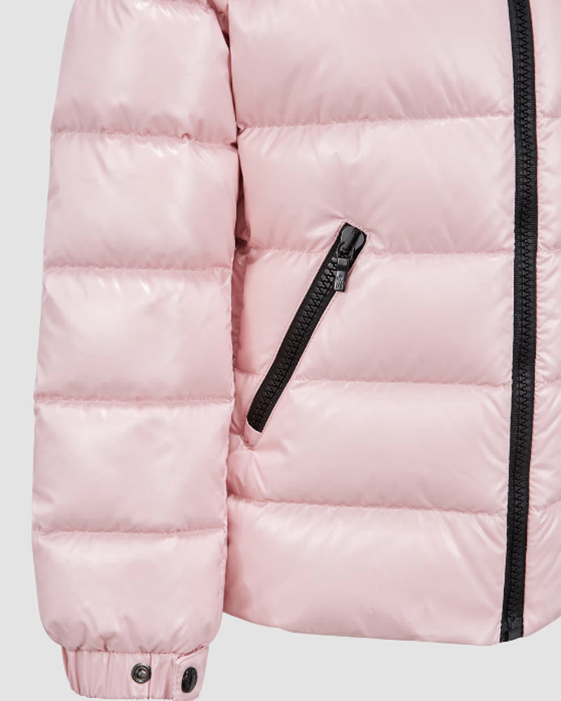 Girls Pink Bady Down Jacket