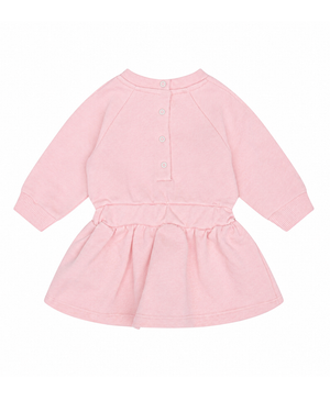 
  
    Balmain
  
 Baby Girls Pink Logo Sweater Dress