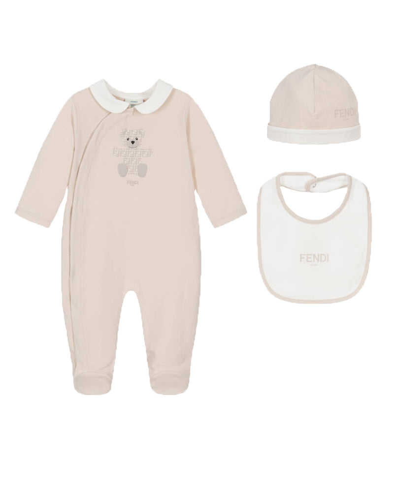 Fendi Baby Beige Bear FF Gift Set