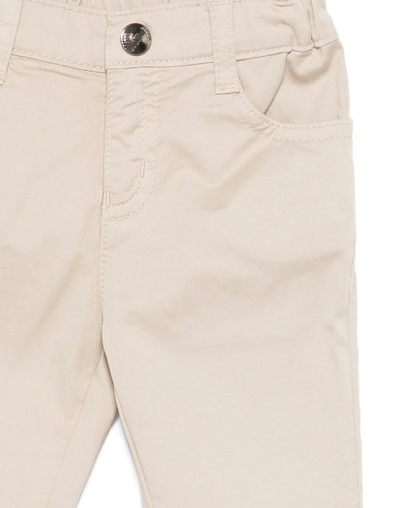 
  
    Emporio
  
    Armani
  
 Baby Boys Beige Cotton Twill Pants