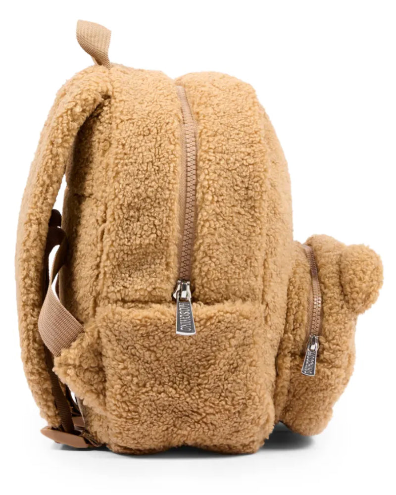 
  
    Moschino
  
 Beige Bear Backpack
