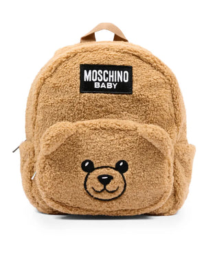 
  
    Moschino
  
 Beige Bear Backpack