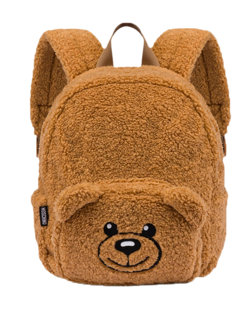 Brown Fuzzy Bear Backpack