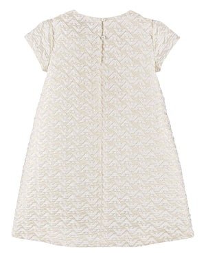 
  
    Emporio
  
    Armani
  
 Girls Gold Cap Sleeve Bow Dress