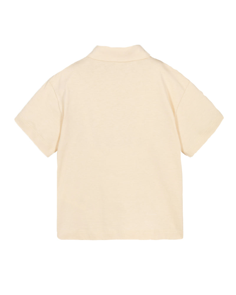 
  
    Fendi
  
 Baby Boys Beige FF Pocket Polo