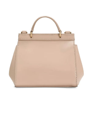 
  
    Dolce
  
    &
  
    Gabbana
  
 Girls Beige Patent Leather Sicily Bag