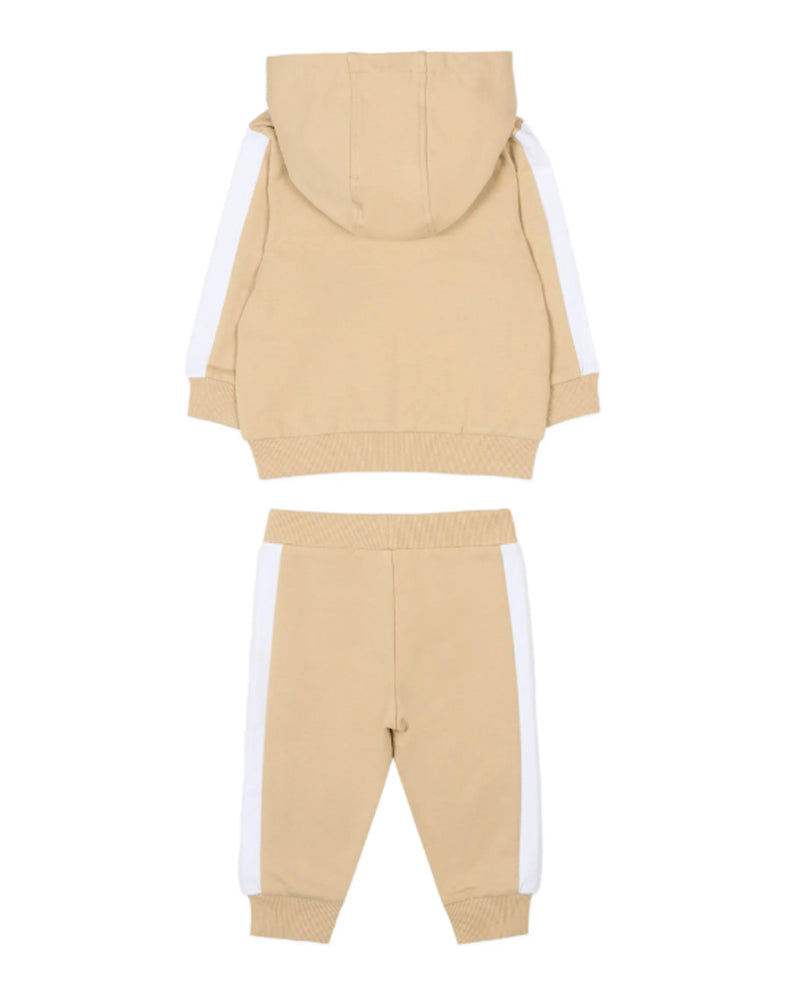 
  
    Boss
  
 Baby Boys Beige 3 Pc Tracksuit