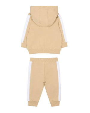 
  
    Boss
  
 Baby Boys Beige 3 Pc Tracksuit