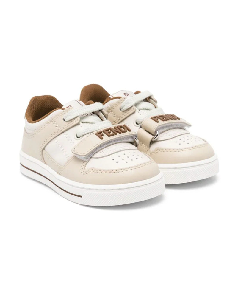 Fendi Toddler Beige Sneakers