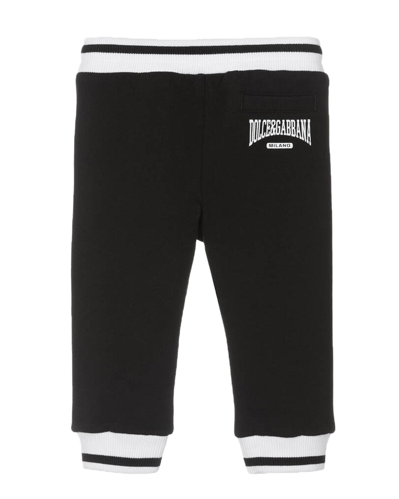 Baby Boys Black Track Pants