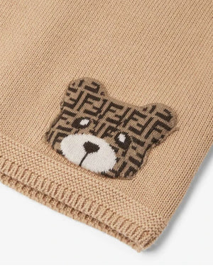 
  
    Fendi
  
 Baby Beige Knit Bear Sweater