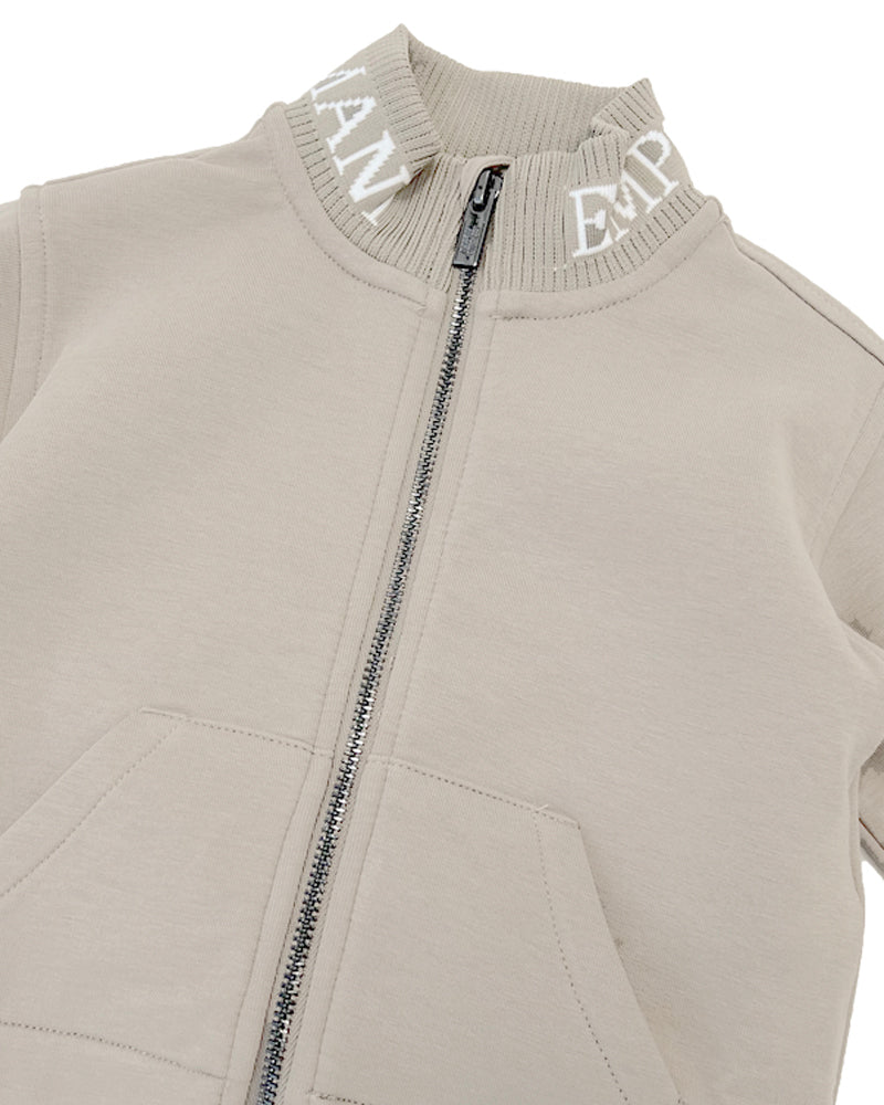 Baby Boys Beige Tracksuit