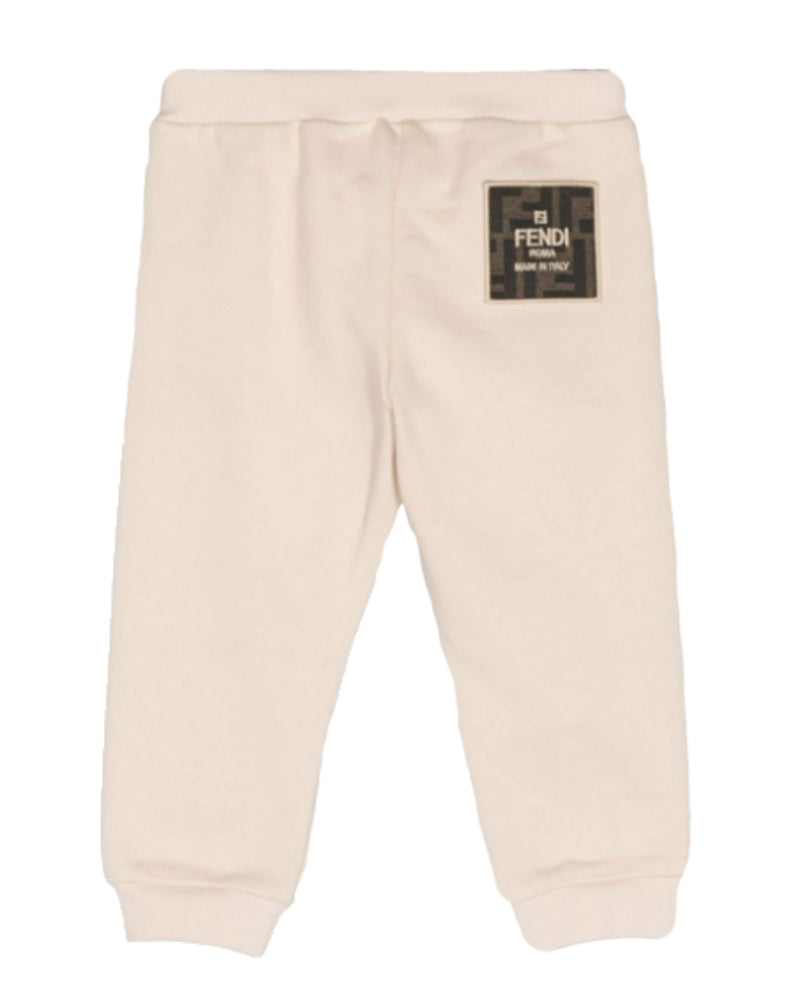 Beige FF Pocket Track Pants