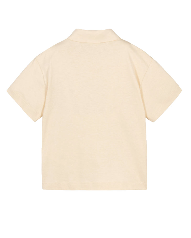 
  
    Fendi
  
 Boys Beige FF Pocket Polo