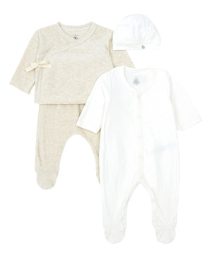 
  
    Petit
  
    Bateau
  
 Baby Beige Velour Gift Set