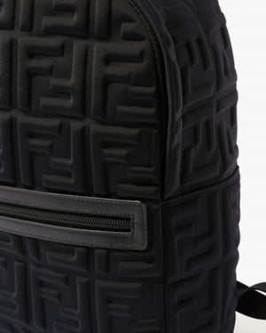 
  
    Fendi
  
 Black FF Logo Backpack