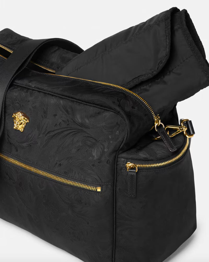 Black Barocco Changing Bag