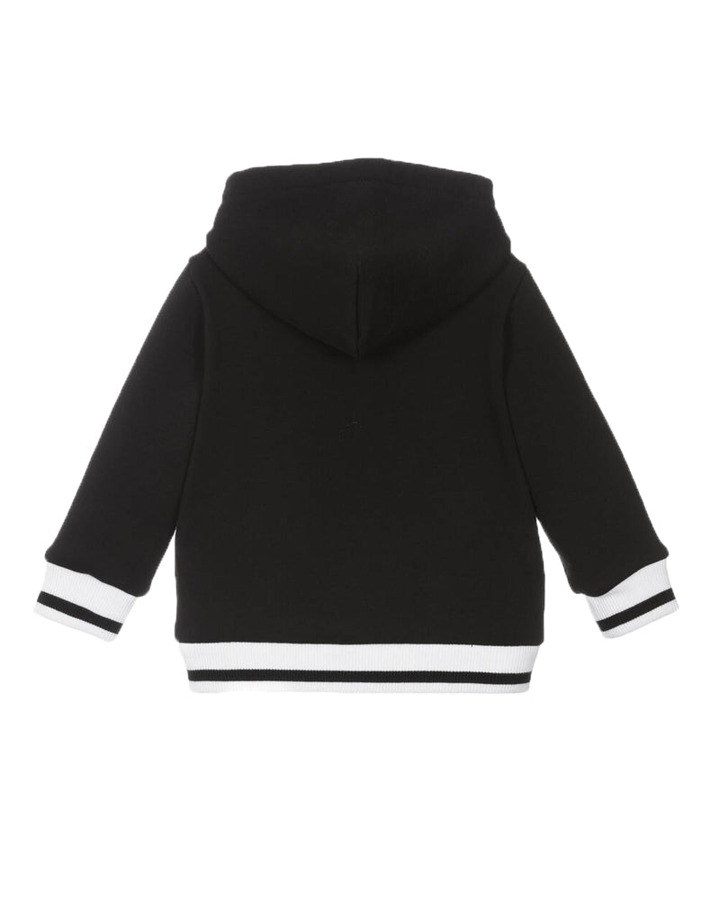 Baby Boys Black Zip Sweater