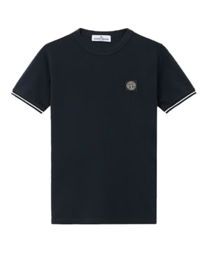 
  
    Stone
  
    Island
  
    Junior
  
 Boys Black Cotton Piqué T-Shirt