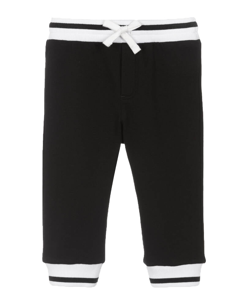 Baby Boys Black Track Pants